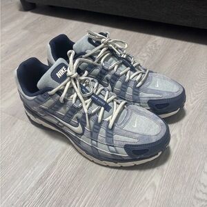 Mens Nike P-6000 SE Worn Blue Denim